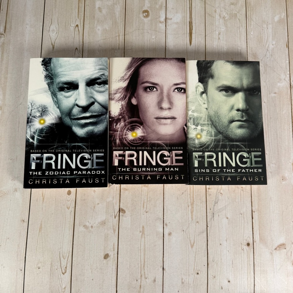 Fringe Books 1-3 Complete Set Christa Faust First Editions Sci-Fi TV Tie-In